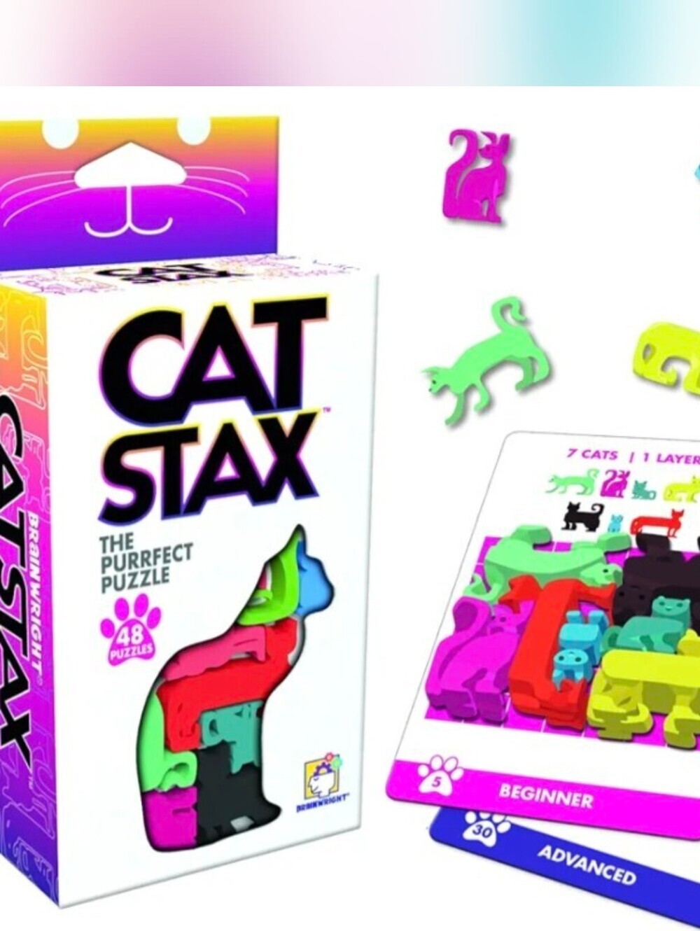 🍁 CAT STAX The Purrfect Puzzle - Strategy/Brainstorming Puzzle Game Brainwright
